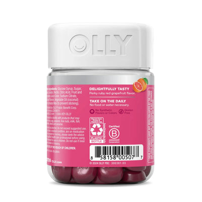 OLLY Undeniable Beauty Gummies – Biotin & Keratin for Hair, Skin & Nails (60 Ct)