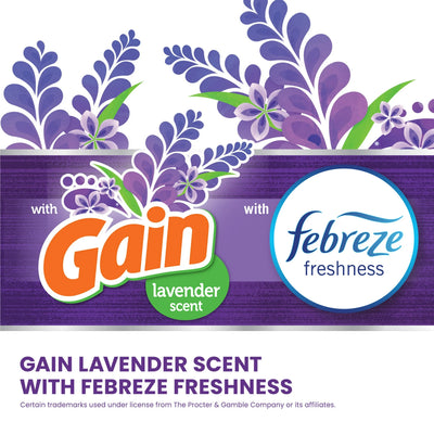 Glad ForceFlex Tall Kitchen Trash Bags – 13 Gallon, Gain Lavender