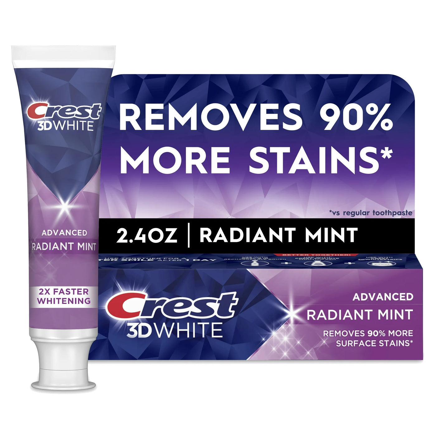 Crest 3D White Advanced Teeth Whitening Toothpaste