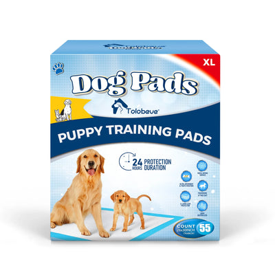 Tolobeve XL Dog Training Pads – 26" x 30" (55 Count)