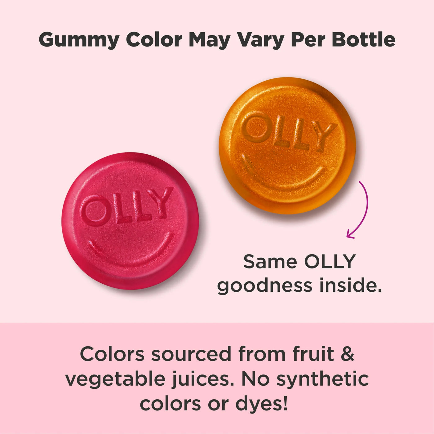 OLLY Undeniable Beauty Gummies – Biotin & Keratin for Hair, Skin & Nails (60 Ct)