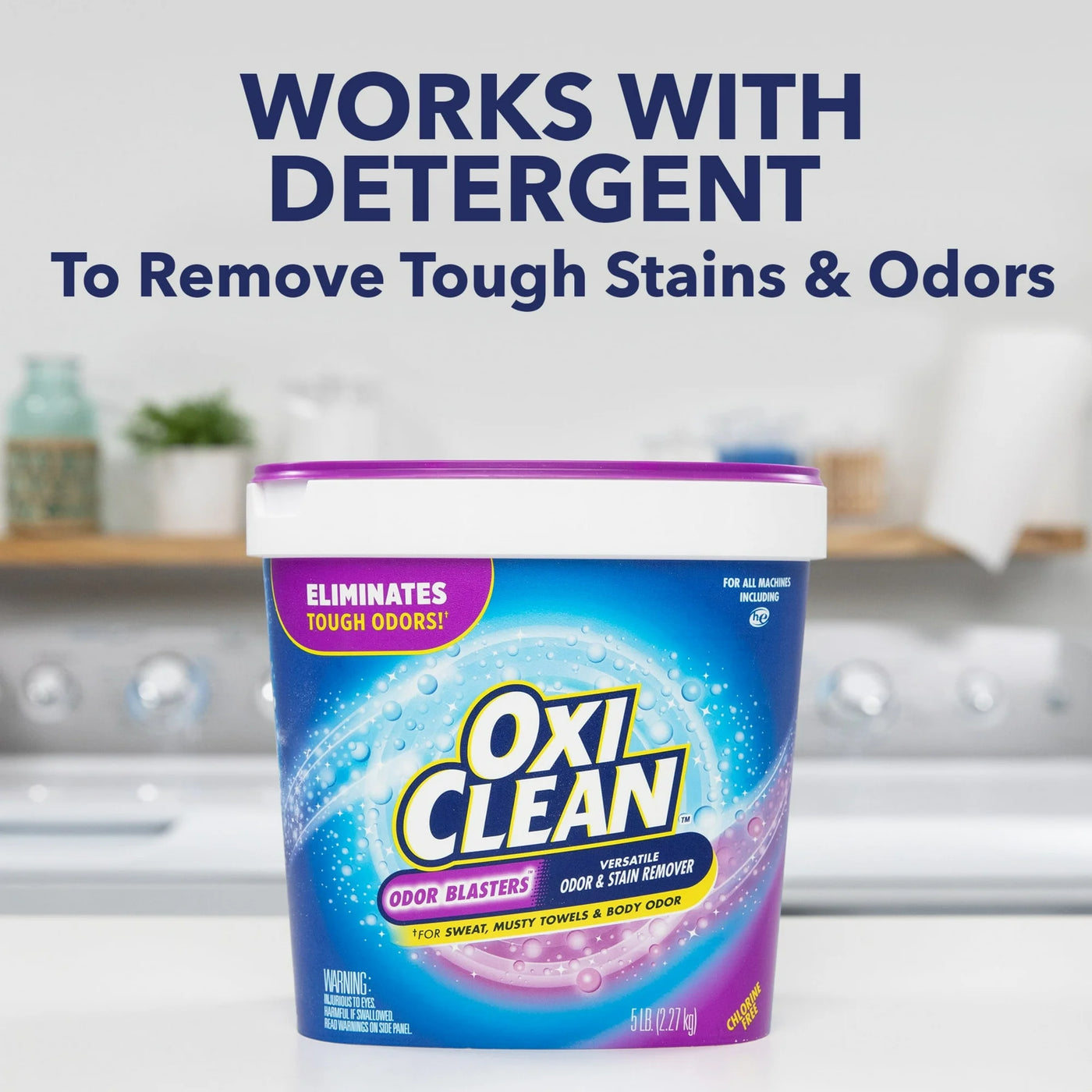 OxiClean Odor Blasters Versatile Odor and Laundry Stain Remover Powder,